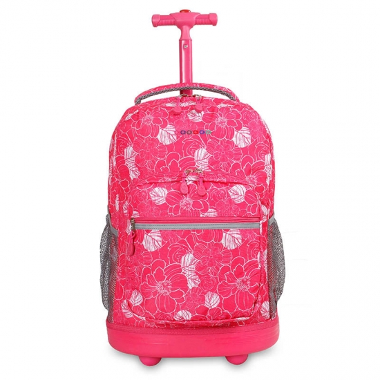 Pink School Trolley Backpack